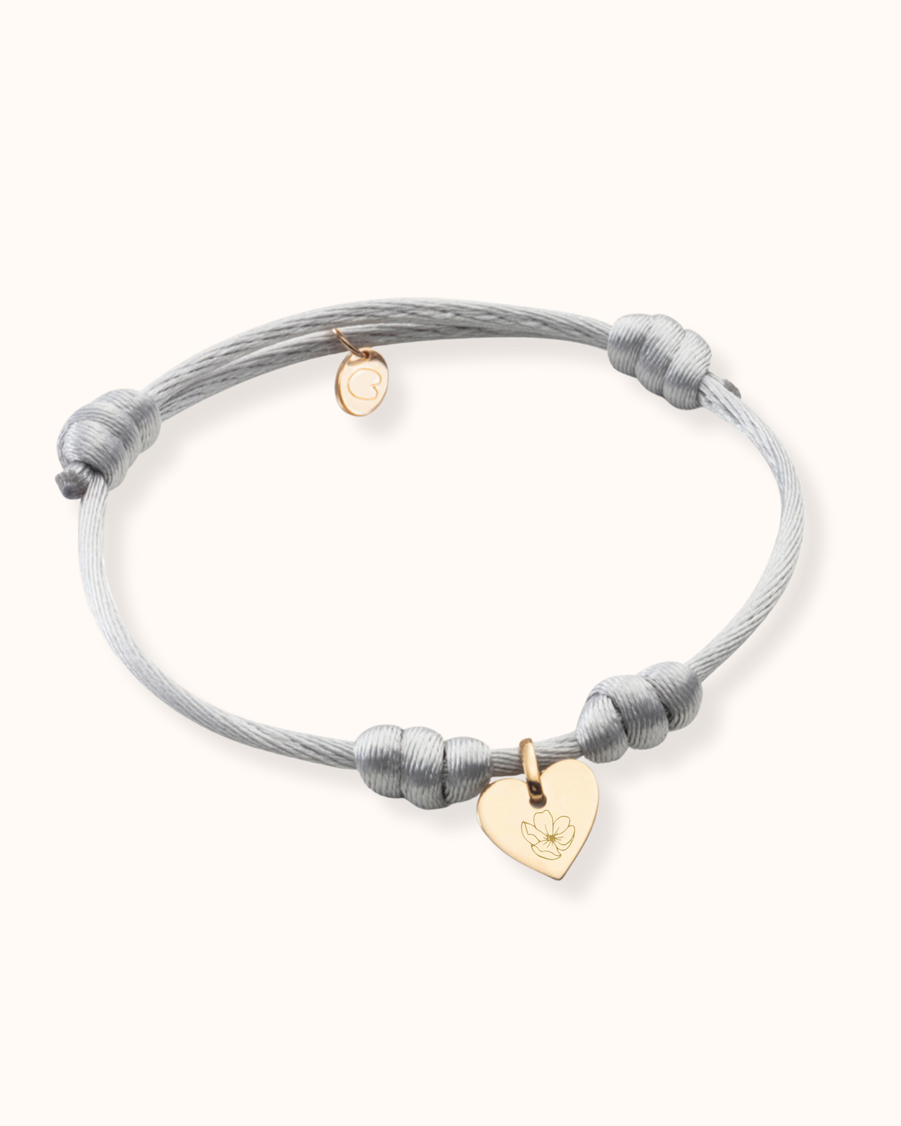 14k Single Birth Flower Bracelet - 14k gold