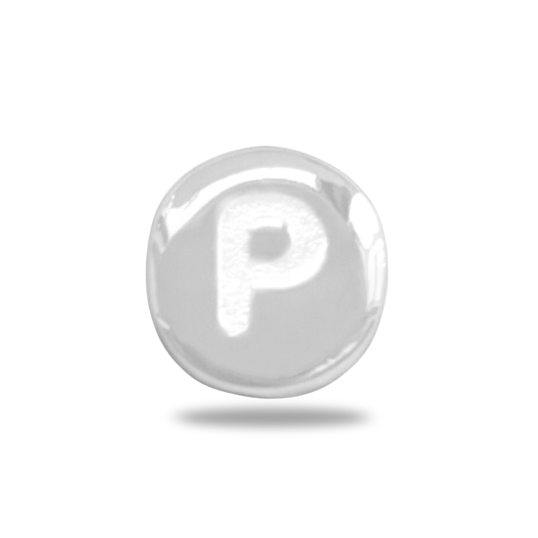 Charm Perle Initiale - Argent Massif 925