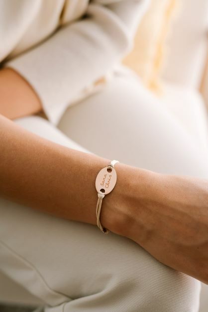 Oval Armband - 18k Verguld