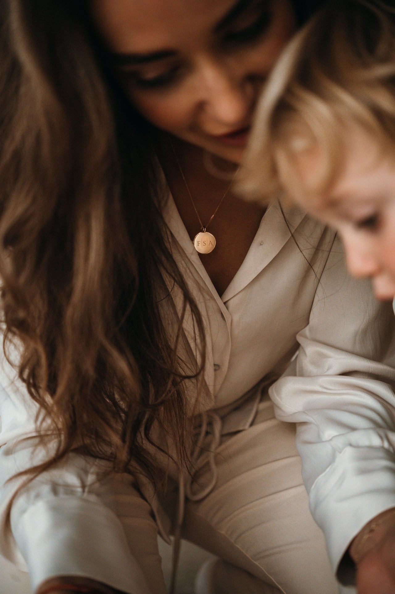 Coin Ketting met naam - 18k Verguld - Coin 17mm