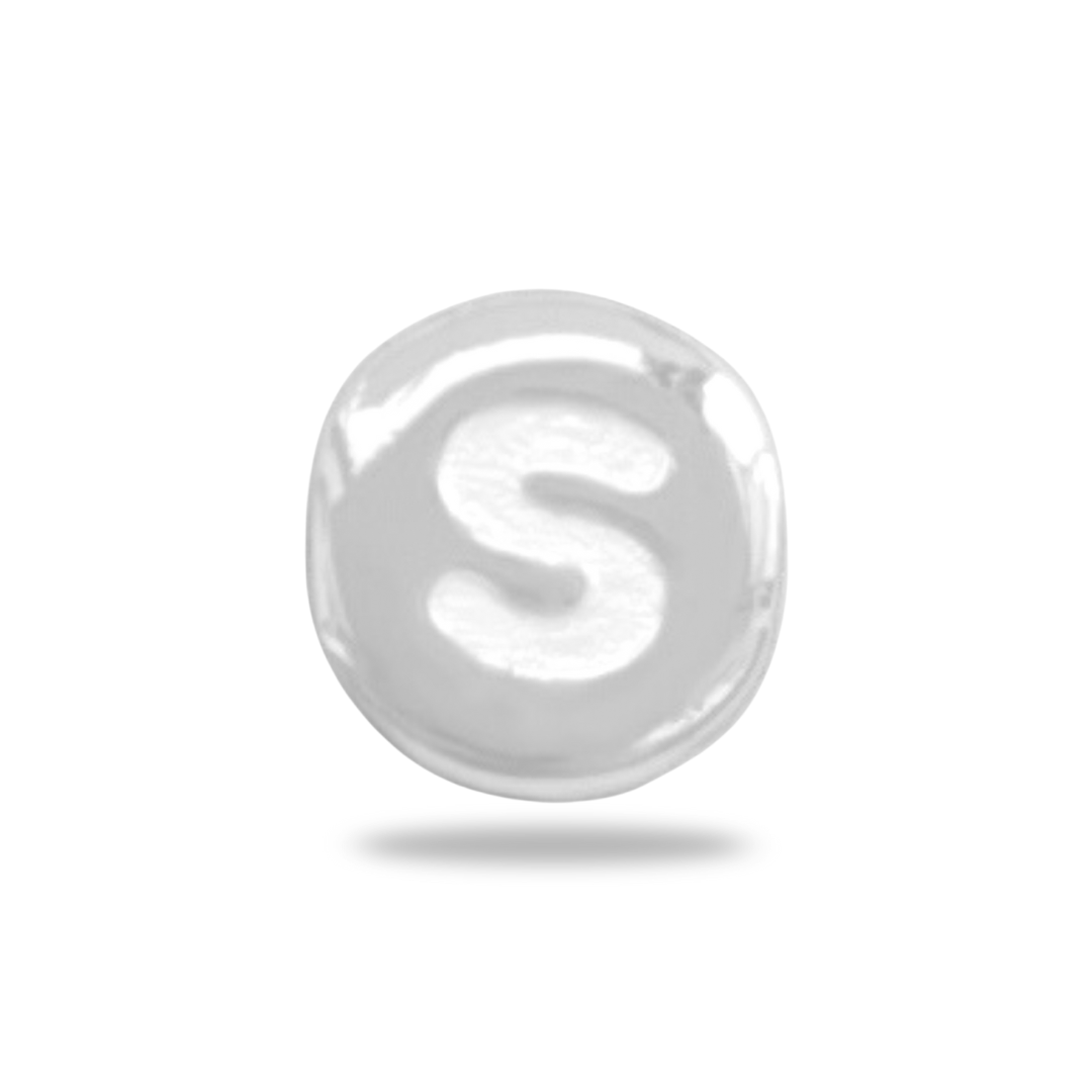 Charm Perle Initiale - Argent Massif 925