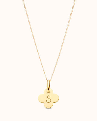 14k Clover Ketting - 14k Solid Gold