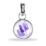 Single Birthstone Charm - Silver