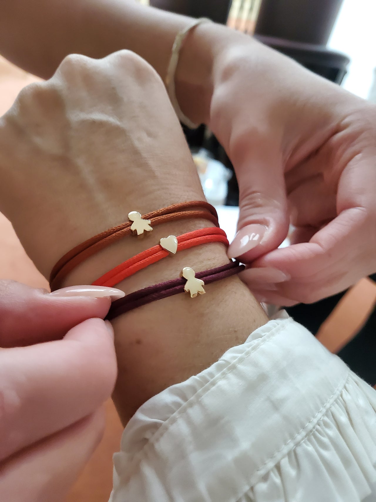 PROUD MOM Herz Armband - Vergoldet