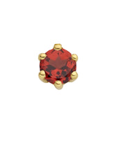 Sliding Birthstone Charm - Gold Plated