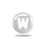 Charm Perle Initiale - Argent Massif 925