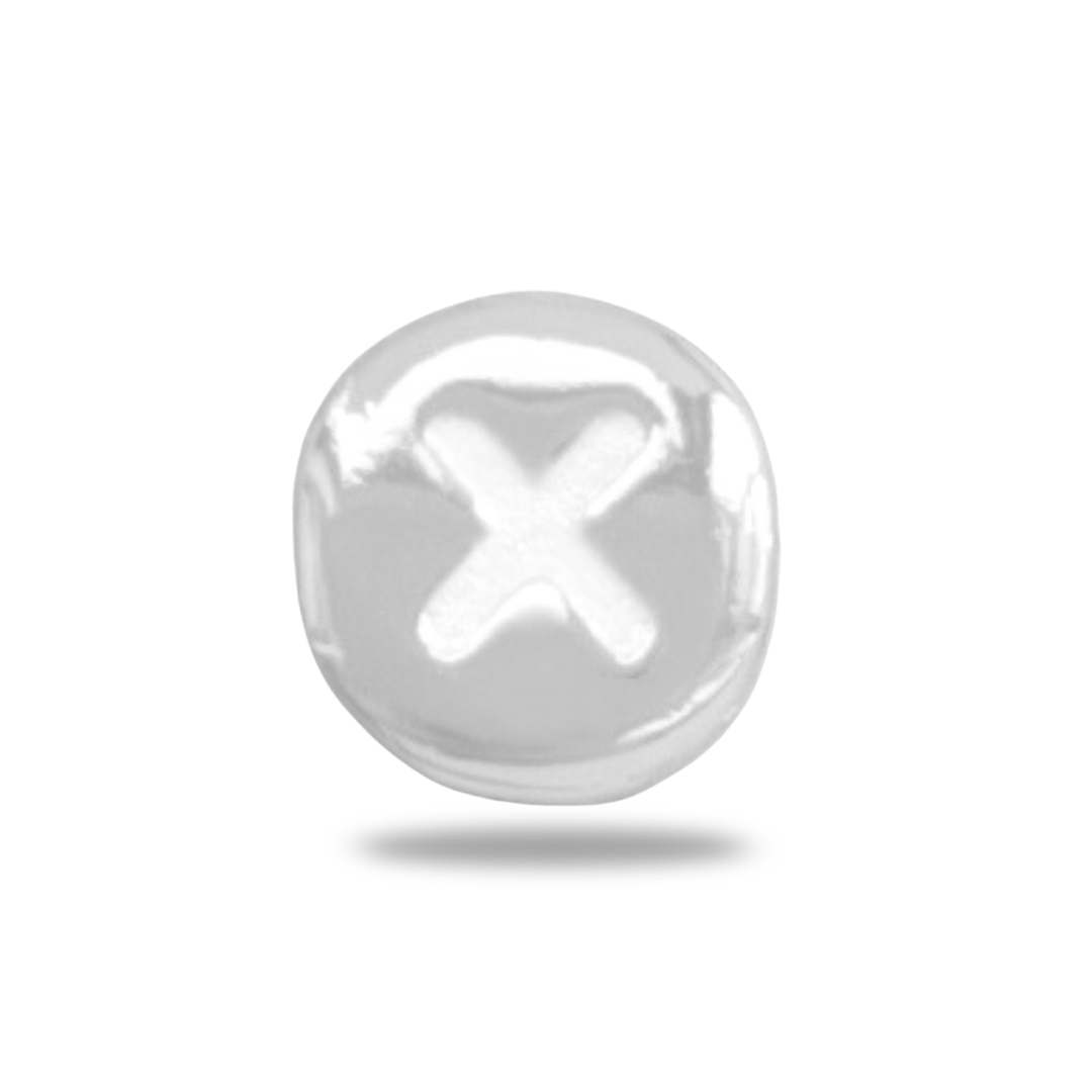 Charm Perle Initiale - Argent Massif 925