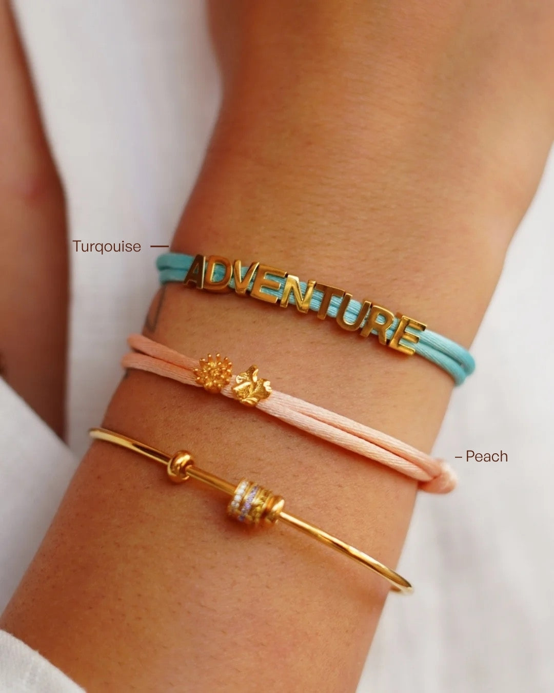 Create Your Own Armband - Verguld - Gepersonaliseerde Armband