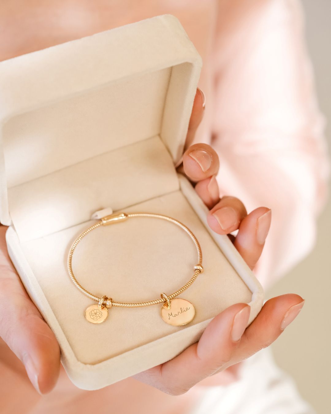 Charm Bangle Classic - 18k Verguld