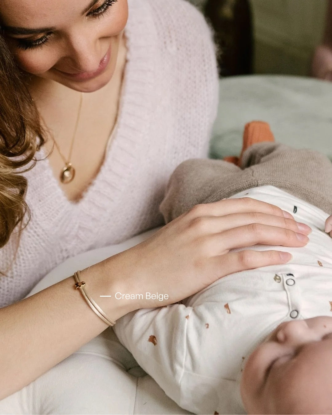 PROUD MOM Armband - Verguld - Gepersonaliseerde Armband