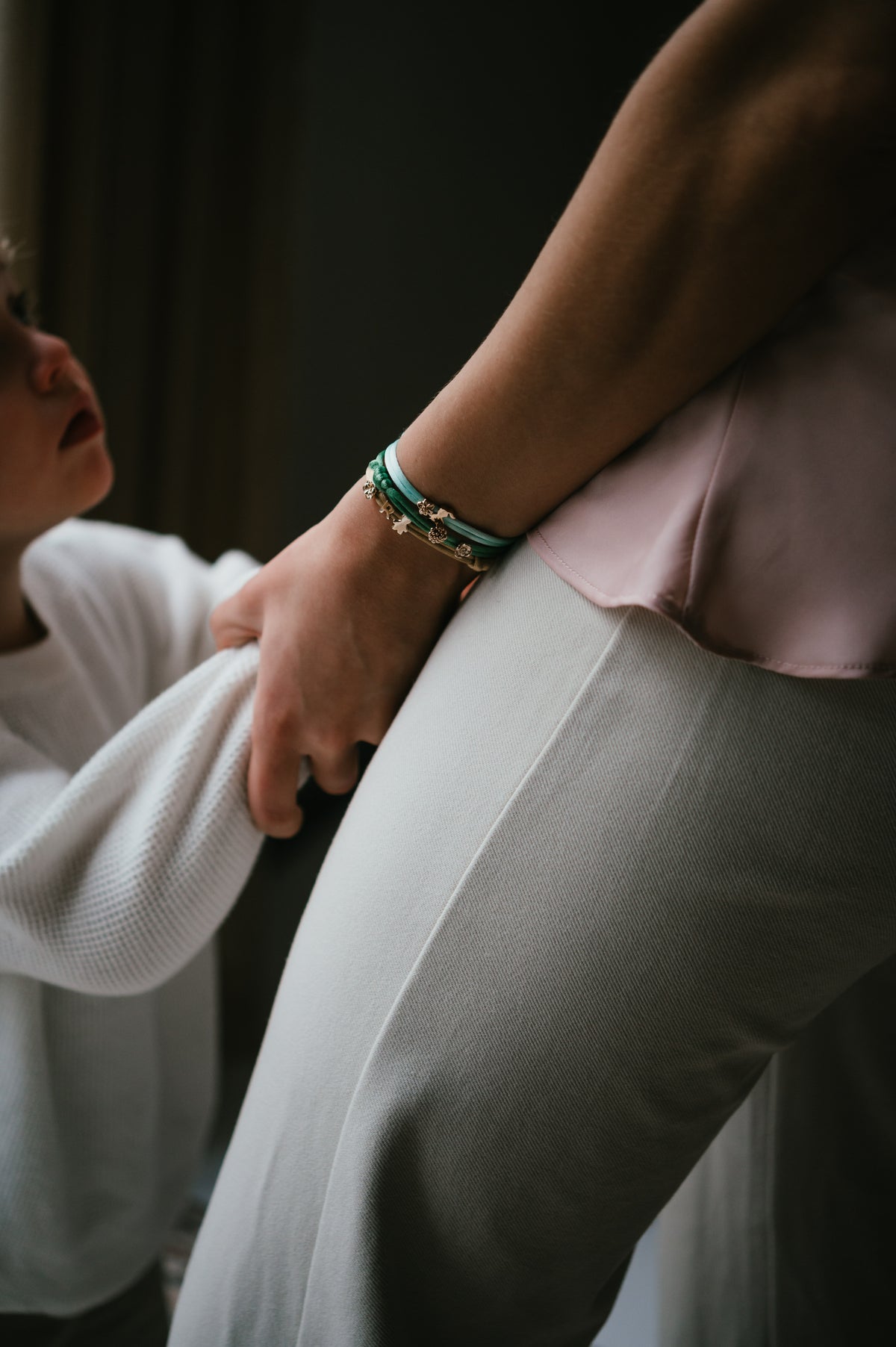 Geburtsblumenperlen Armband - Vergoldet