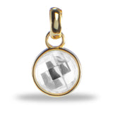 Loose Birthstone Charm - Gold plated