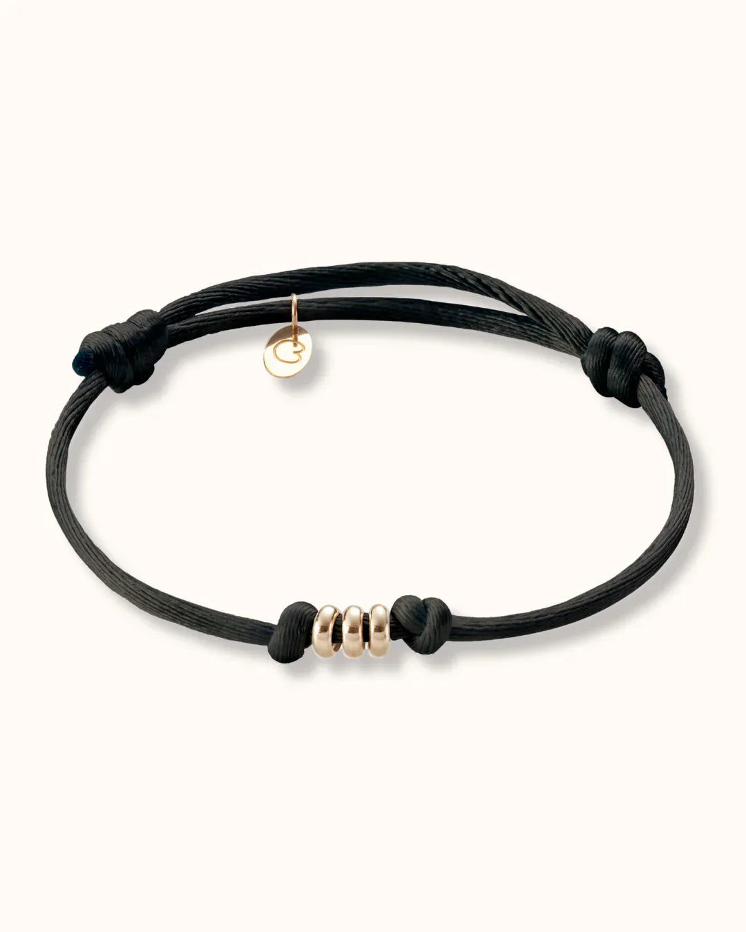 Men Family Ring Bracelet - 14k Solid Gold