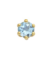 Sliding Birthstone Charm - Gold Plated