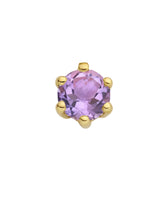 Sliding Birthstone Charm - Gold Plated