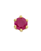 Sliding Birthstone Charm - Gold Plated