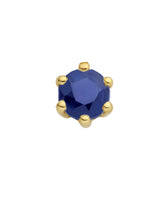 Sliding Birthstone Charm - Gold Plated