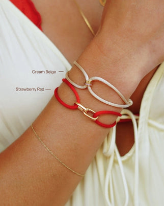 Geboortesteen Disc Armband - Verguld - Geboortesteen Armband