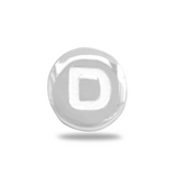 Charm Perle Initiale - Argent Massif 925