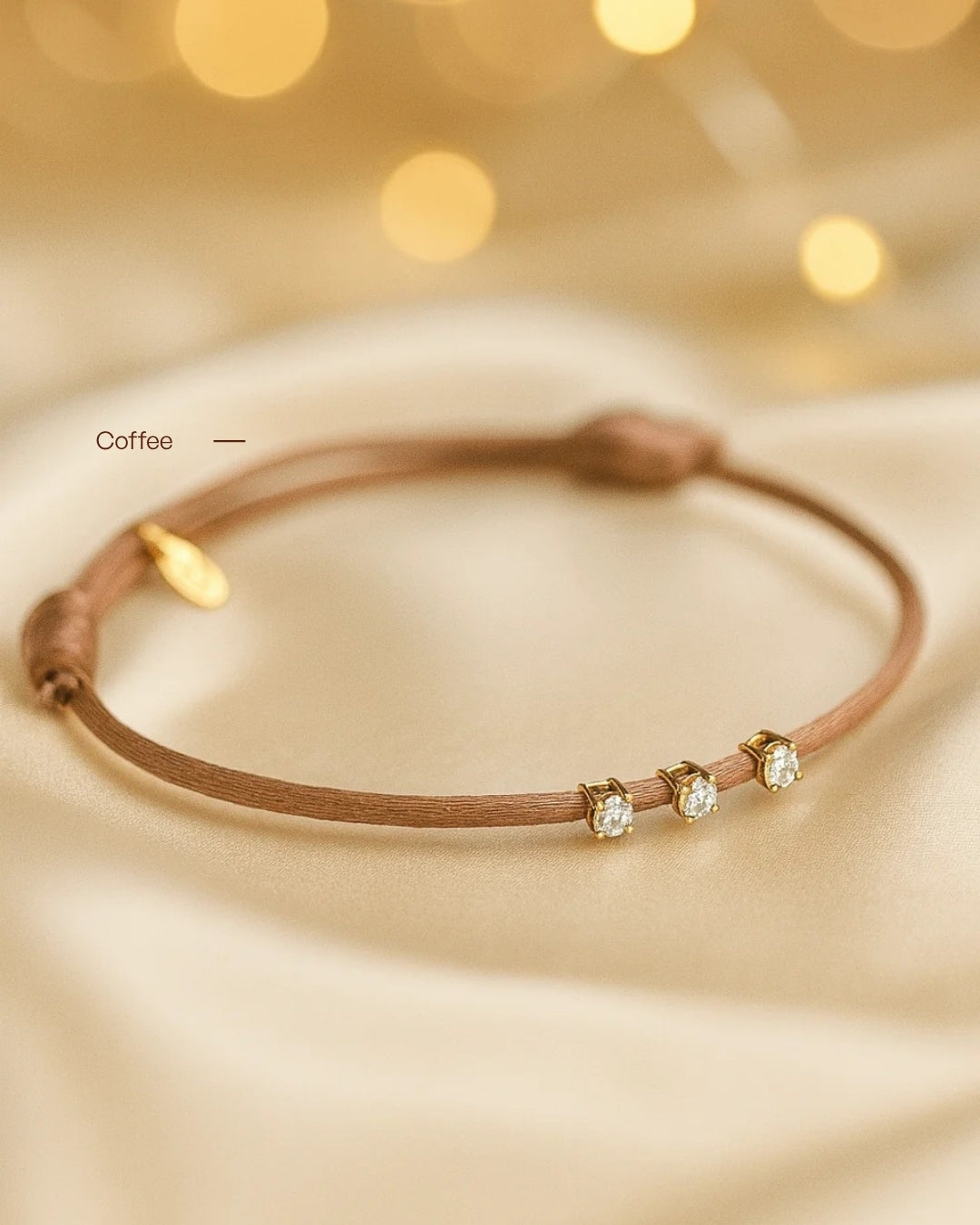 14k Family Diamond Armband — Midi - Gepersonaliseerde Armband