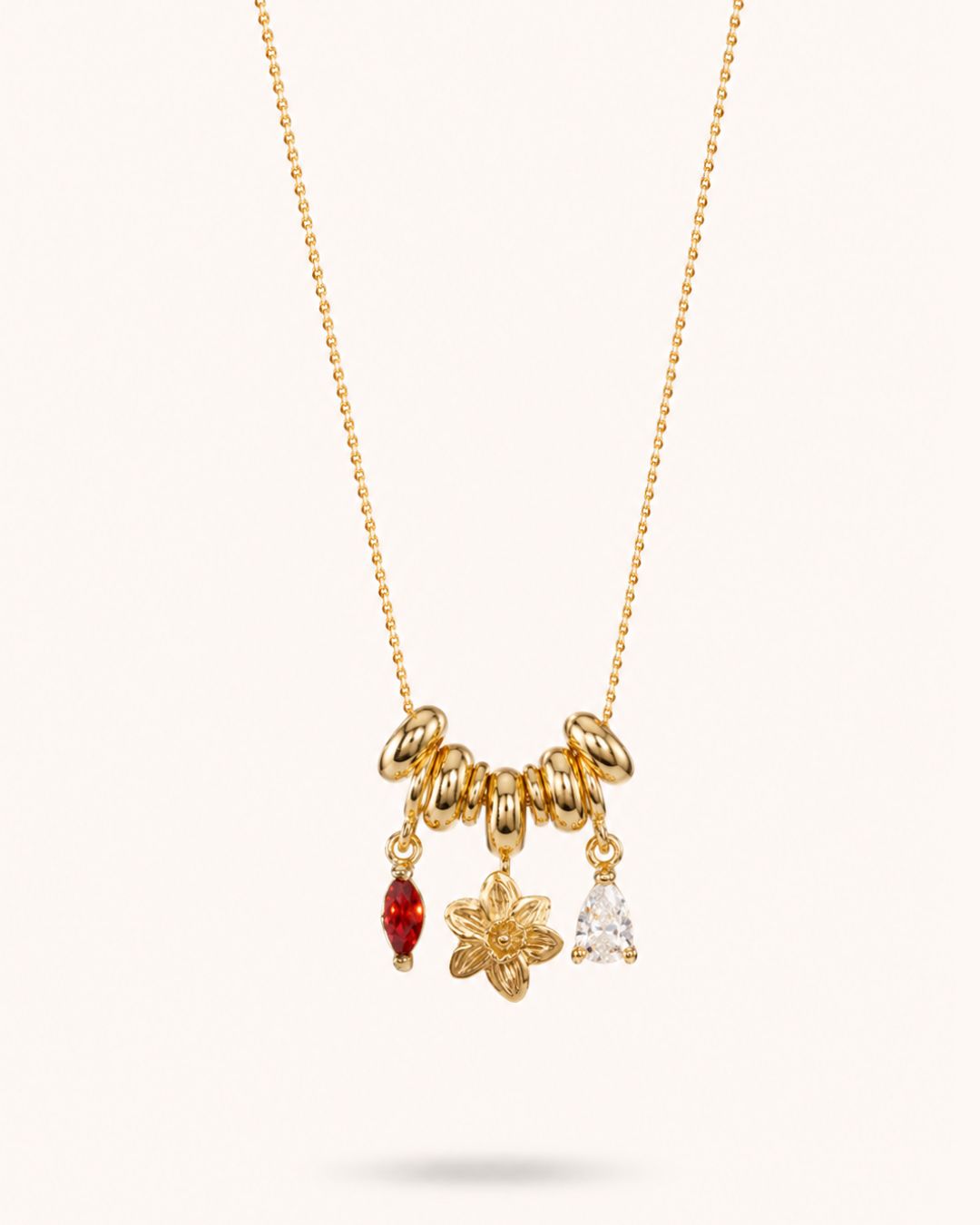 Create Your Own Bedelketting - Verguld - Gepersonaliseerde Ketting