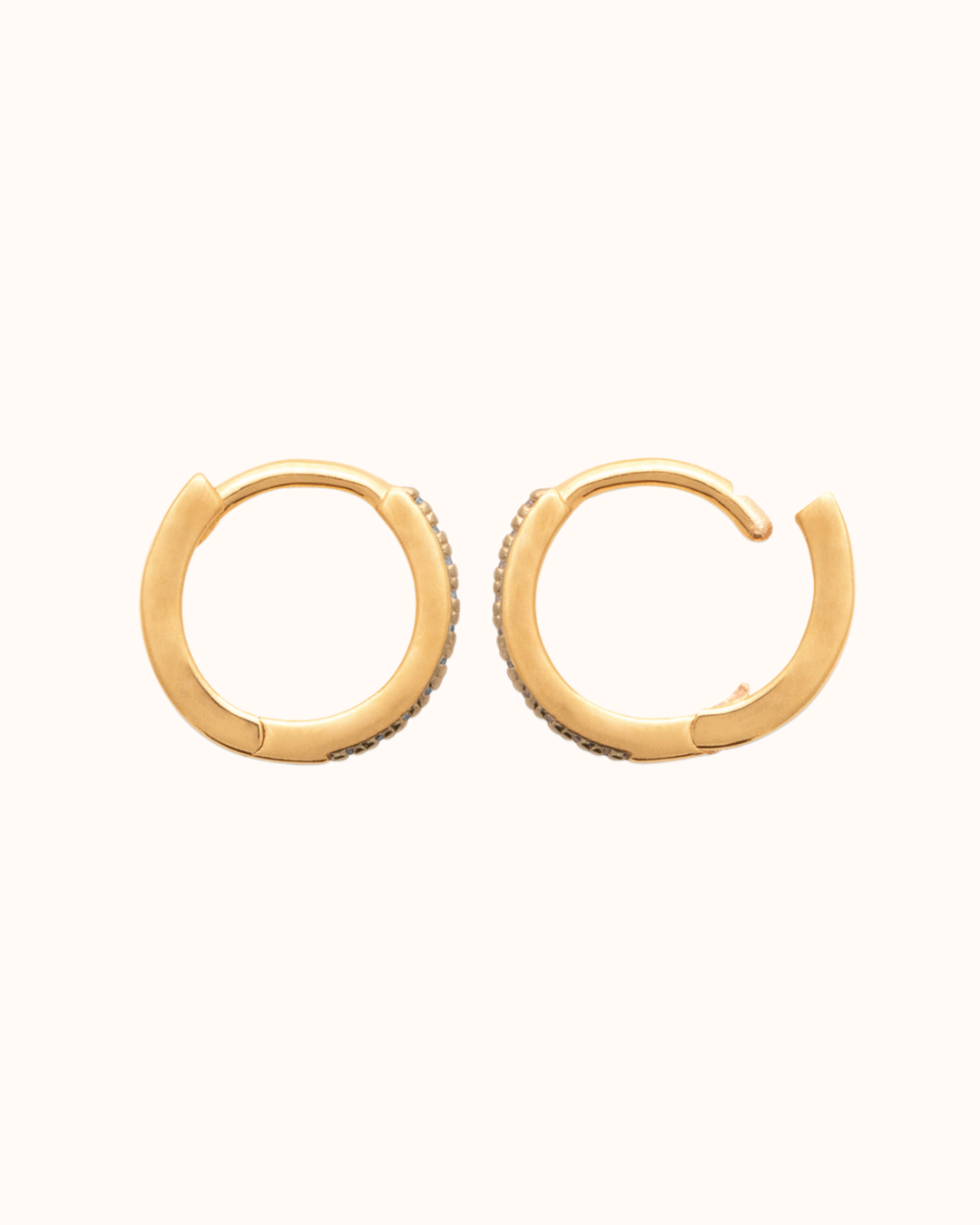 Sparkle Hoops - Gold plated