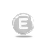 Charm Perle Initiale - Argent Massif 925