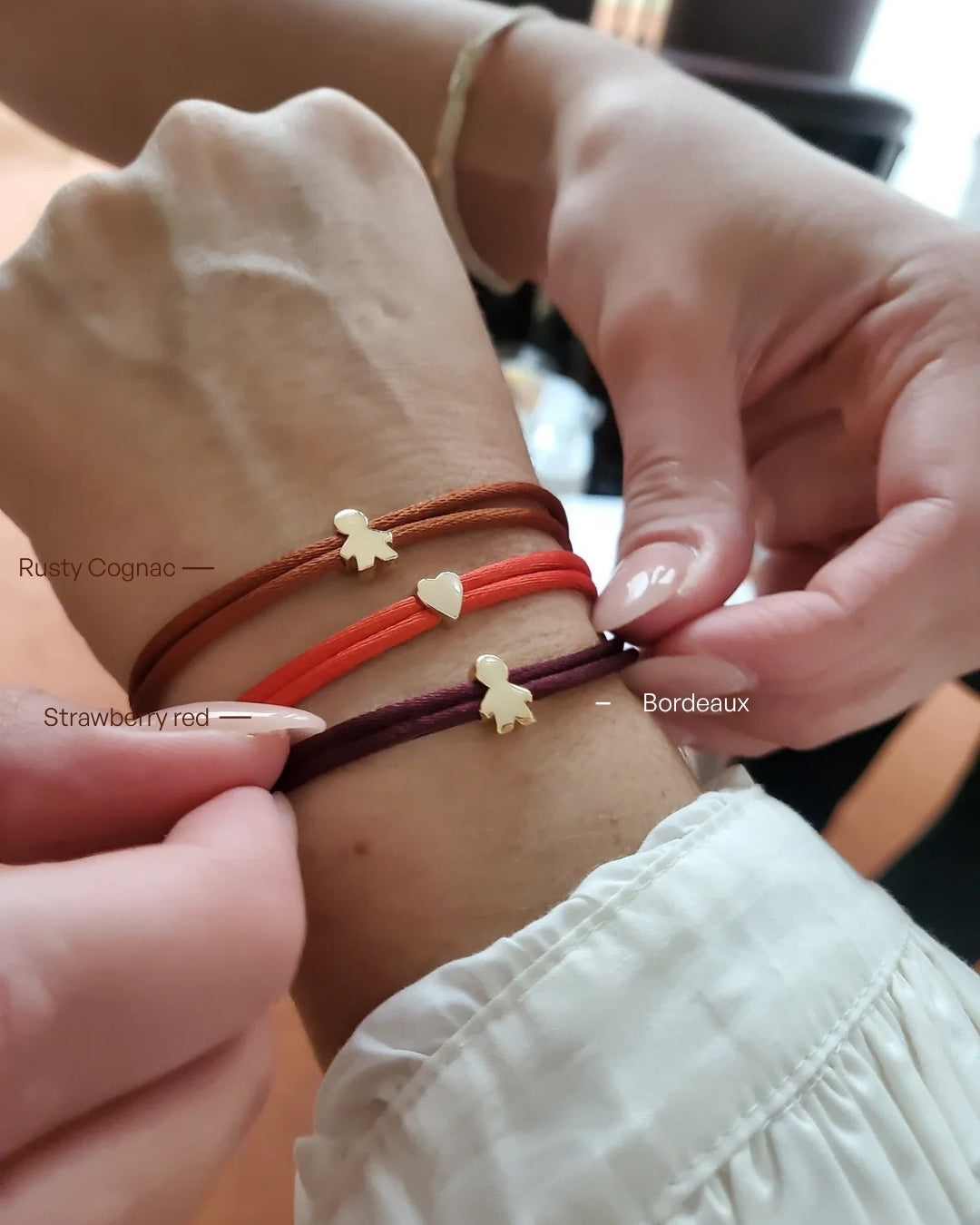 PROUD MOM Heart Armband - Verguld - Gepersonaliseerde Armband