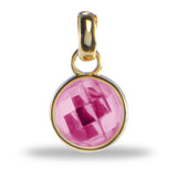 Loose Birthstone Charm - Gold plated