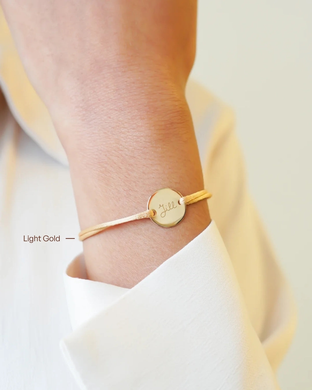 Round Armband - Verguld - Gepersonaliseerde Armband