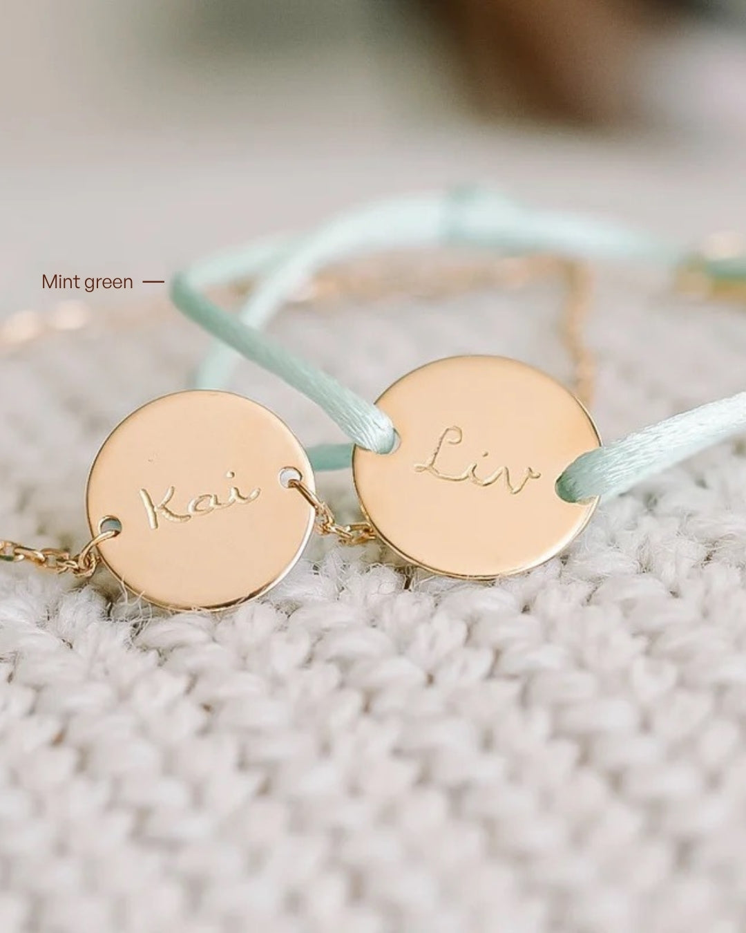 Round Armband - Verguld - Gepersonaliseerde Armband