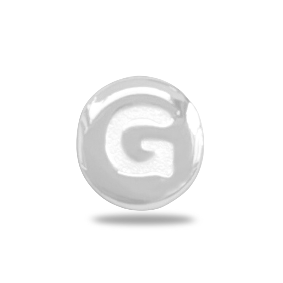 Charm Perle Initiale - Argent Massif 925