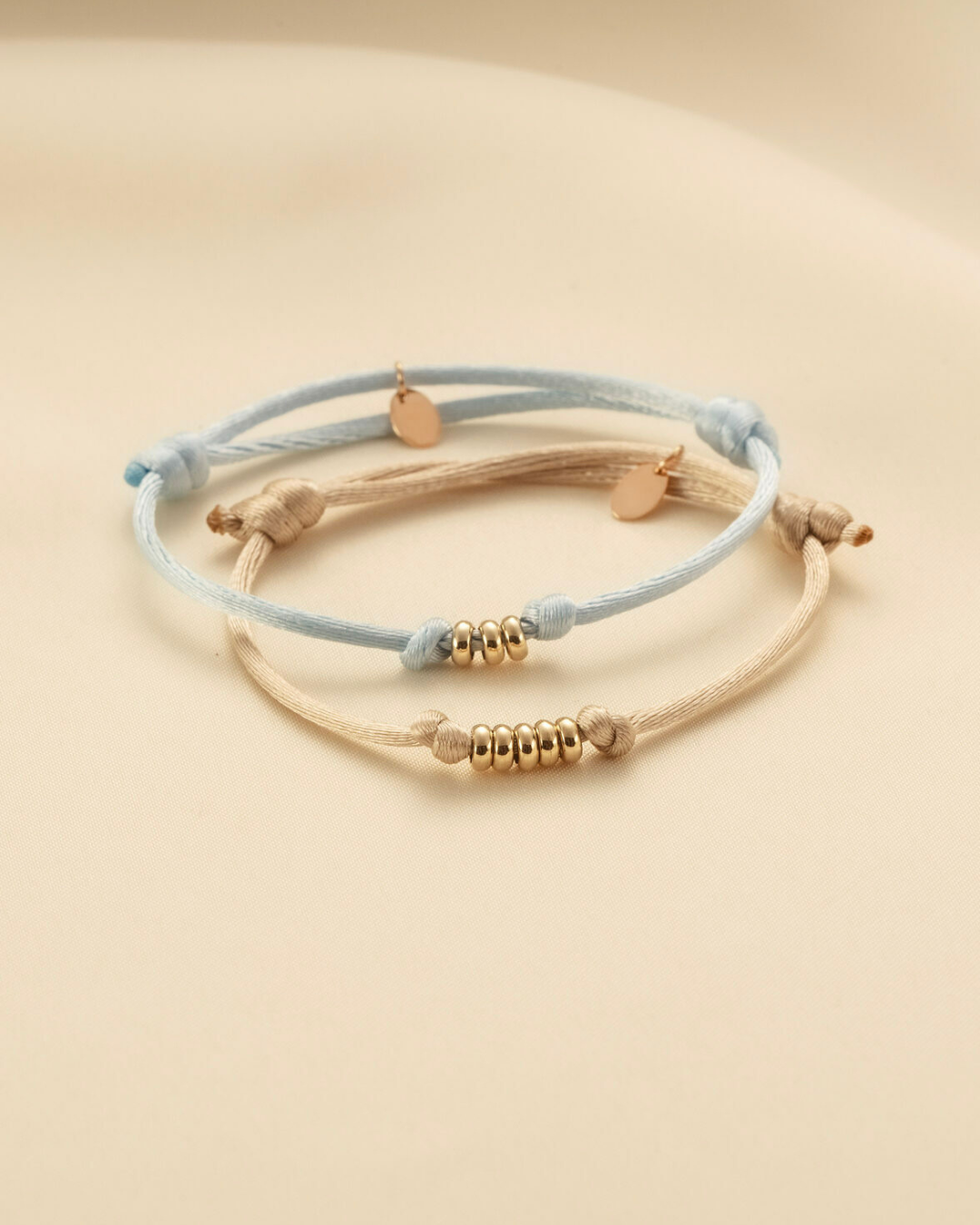 Men Family Ring Bracelet - 14k Solid Gold