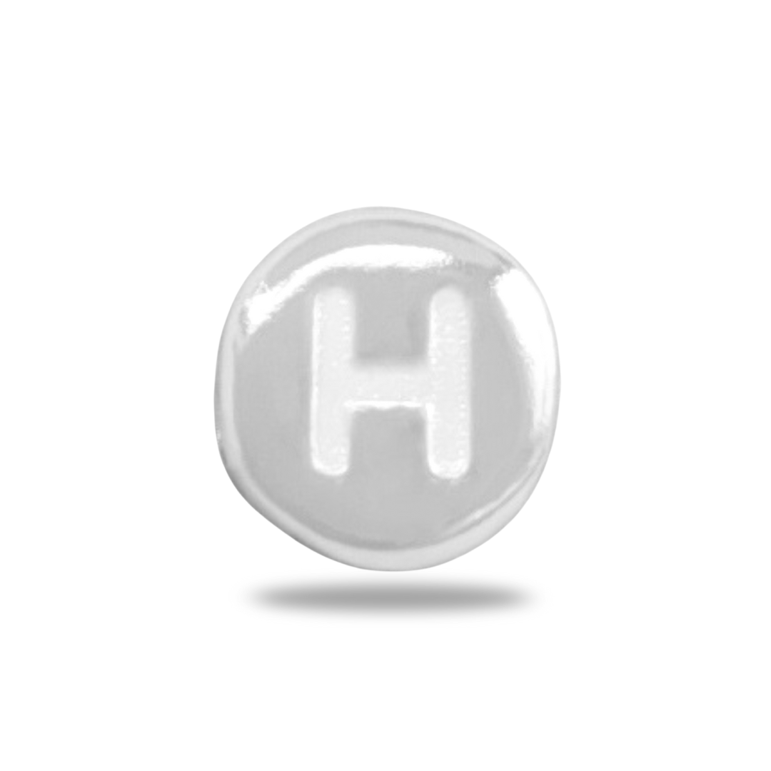 Charm Perle Initiale - Argent Massif 925
