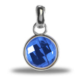 Single Birthstone Charm - Silver