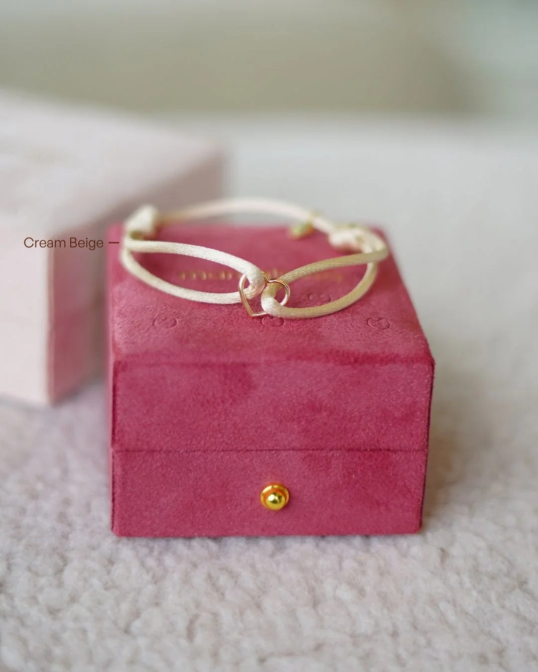 14k Open Heart Bracelet