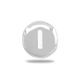 Charm Perle Initiale - Argent Massif 925