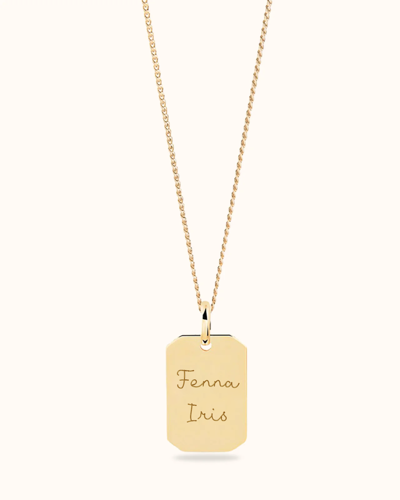 9k Tag Ketting - 9k