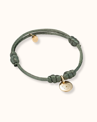 Bracelet Fleur de Naissance Unique - Plaque or 18 carats