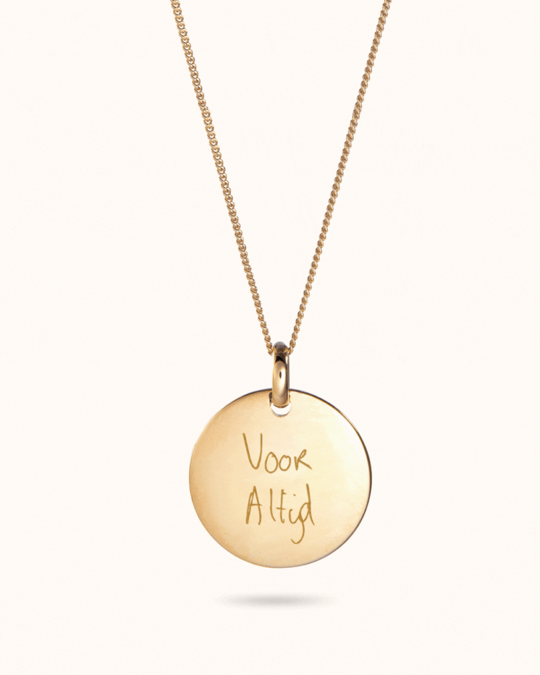 Love Note Kette - Vergoldet