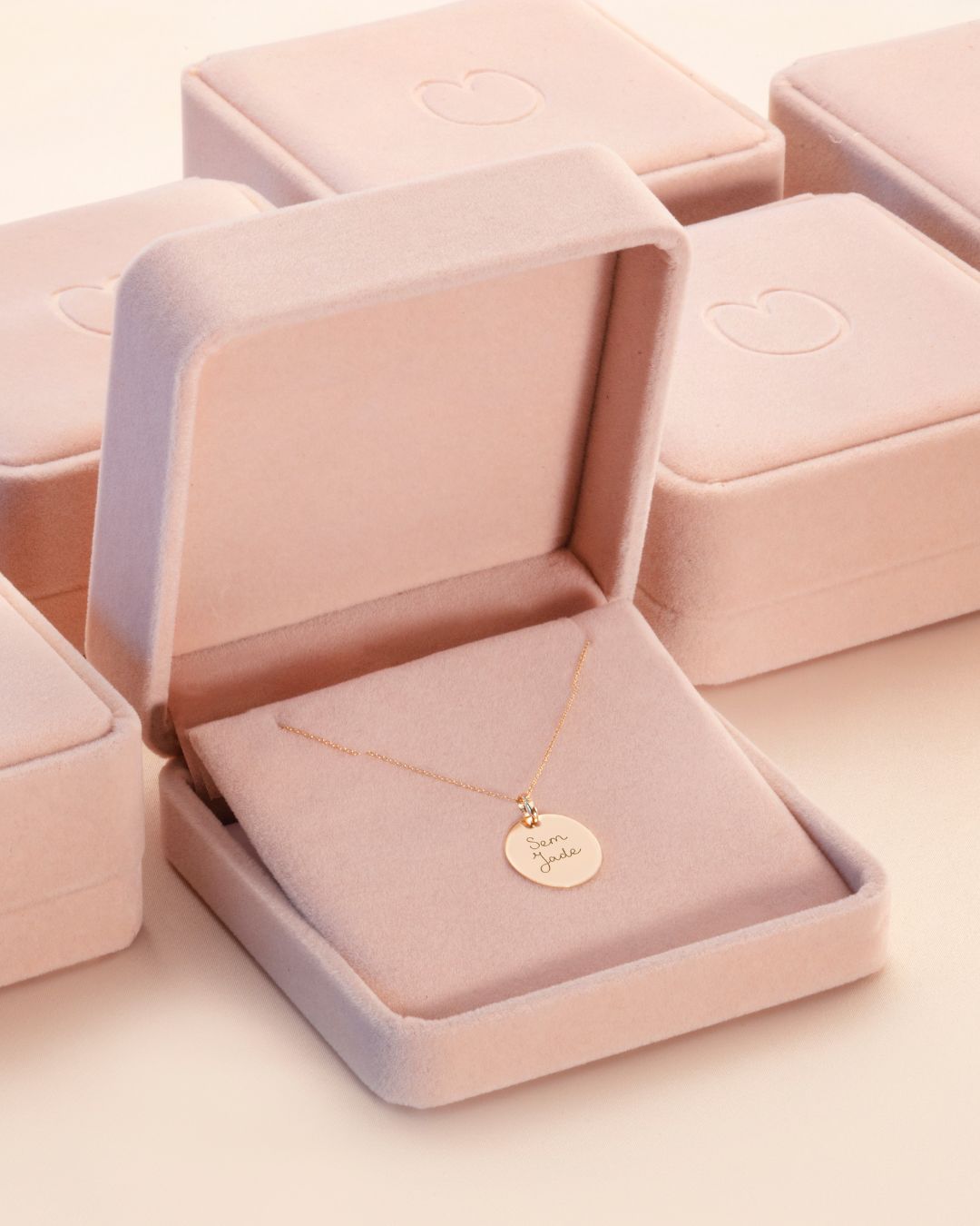 14k Gepersonaliseerde Losse Bedels met naam - 14k Solid Gold - Coin