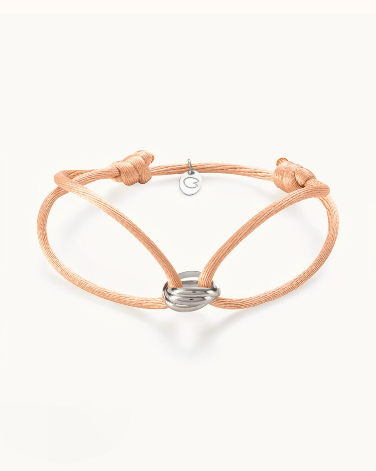 Bracelet with 3 Rings – Silver – Personalised Bracelet