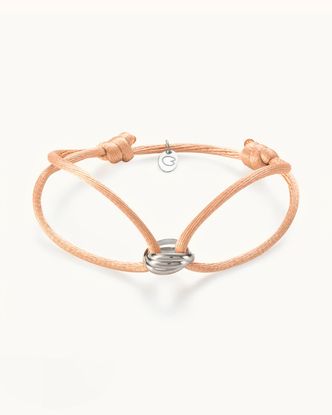 Bracelet with 3 Rings – Silver – Personalised Bracelet