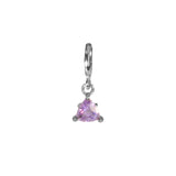 Losse Sliding Birthstone Charm Bedel - Sterling Zilver 925