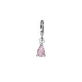 Losse Sliding Birthstone Charm Bedel - Sterling Zilver 925