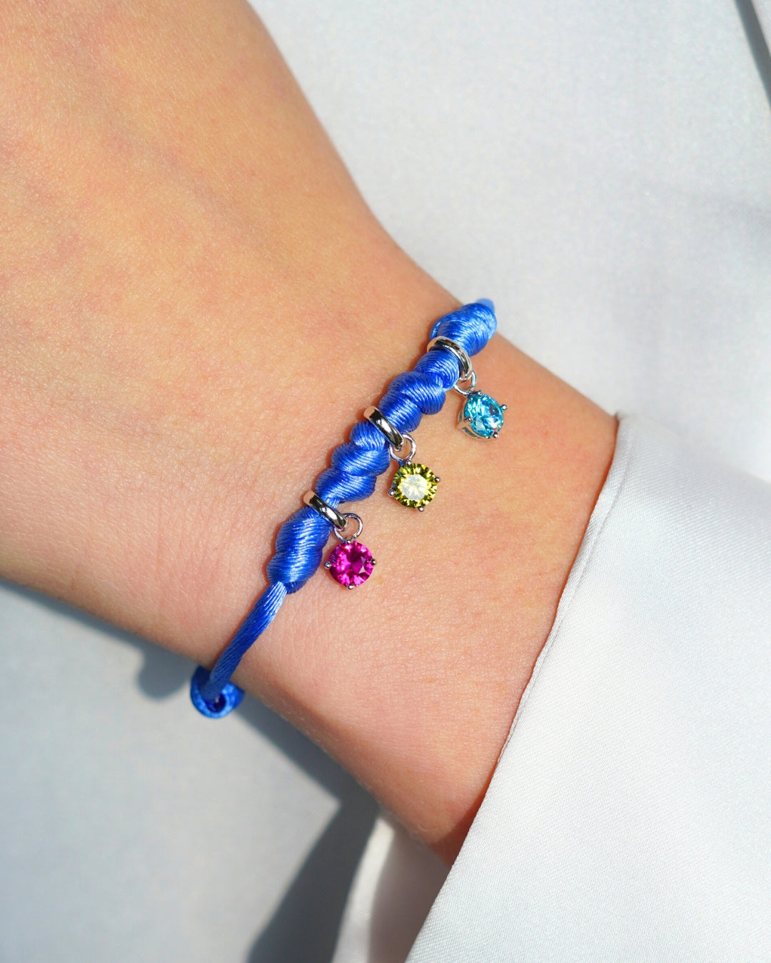 Birthstone Charm Armband - Sterling Zilver 925 - Geboortesteen