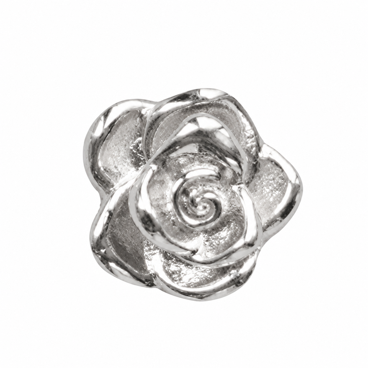 Breloque individuelle coulissante fleur de naissance – Argent sterling 925
