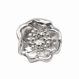 Breloque individuelle coulissante fleur de naissance – Argent sterling 925