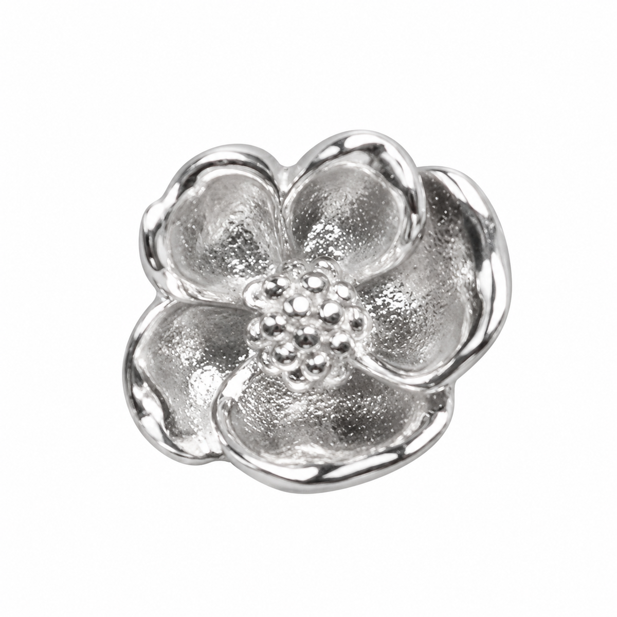 Breloque individuelle coulissante fleur de naissance – Argent sterling 925