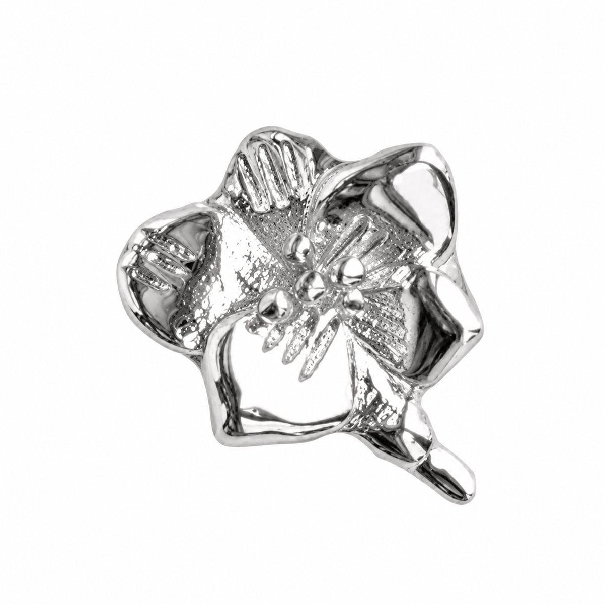 Breloque individuelle coulissante fleur de naissance – Argent sterling 925